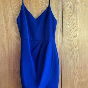 Lulus blue cocktail dress